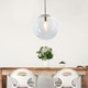 Brushed Brass Pendant Light Contemporary With Clear Glass 40cm Brushed Brass Pendant Light Contemporary With Clear Glass 40cm